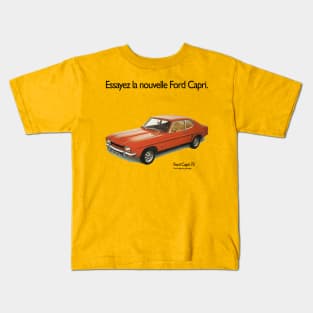 FORD CAPRI - 1960s French ad Kids T-Shirt